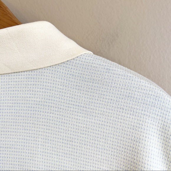 PETER MILLAR men’s pale yellow polo golf shirt size XL 100% cotton - Picture 4 of 8